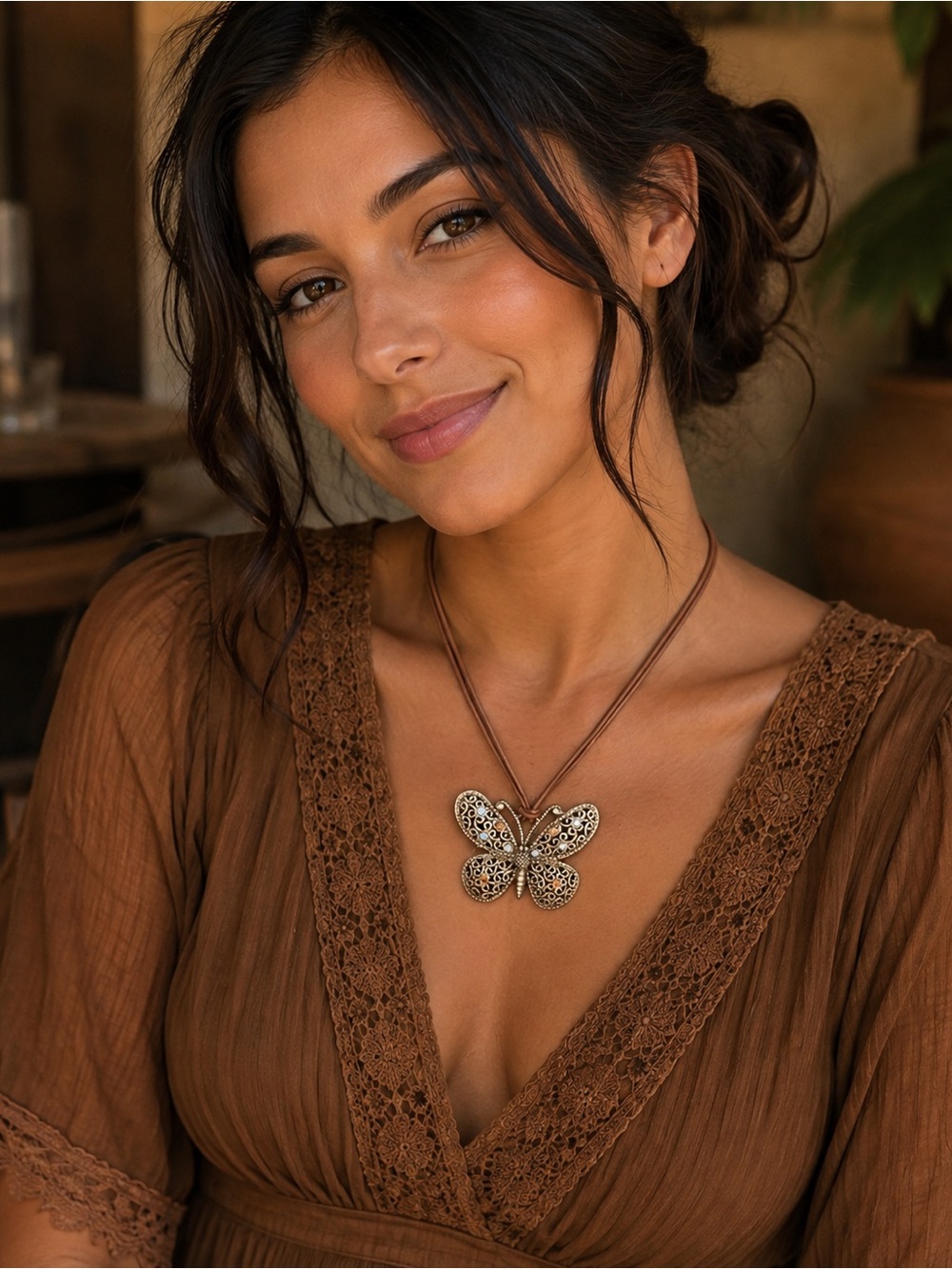 Gorgeous butterfly necklace